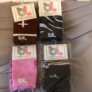 Lot of 4 baby legging leg warmers! Brand new
